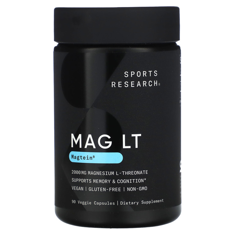 Sports Research Magnesium L-Threonate 2000 mg, 90 капс.