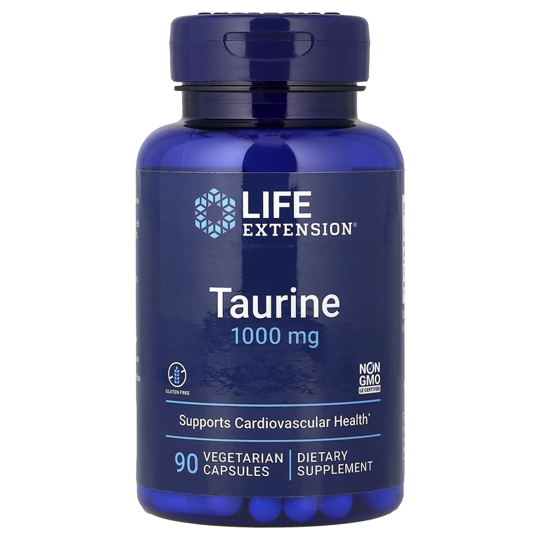 Life Extension Taurine 1000 mg, 90 вег. капс.